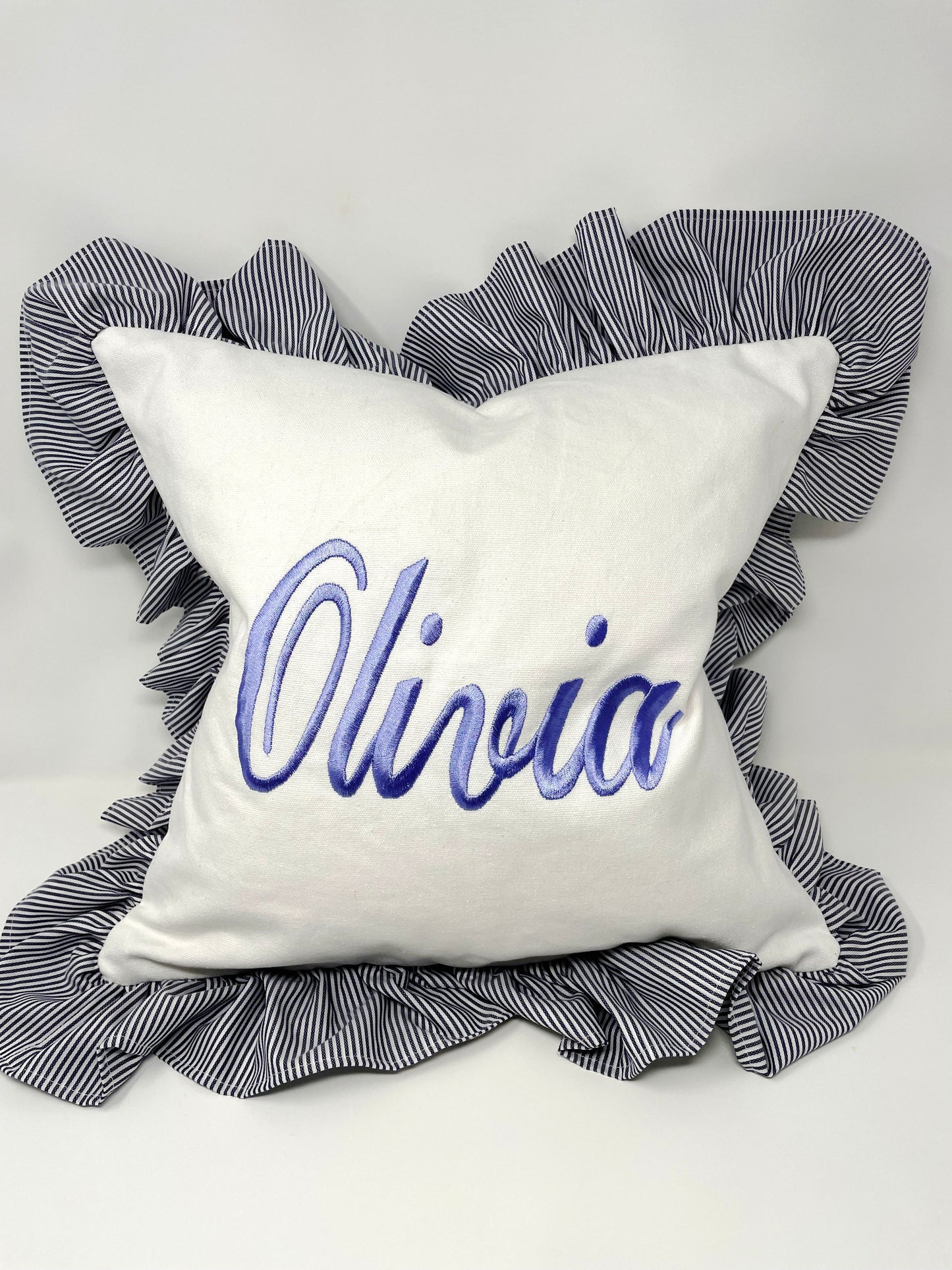 Personalised Embroidered Cushion Cover