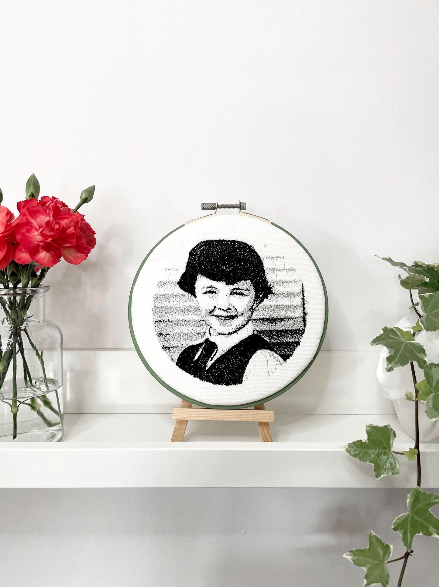 Hoop with Photo Embroidery