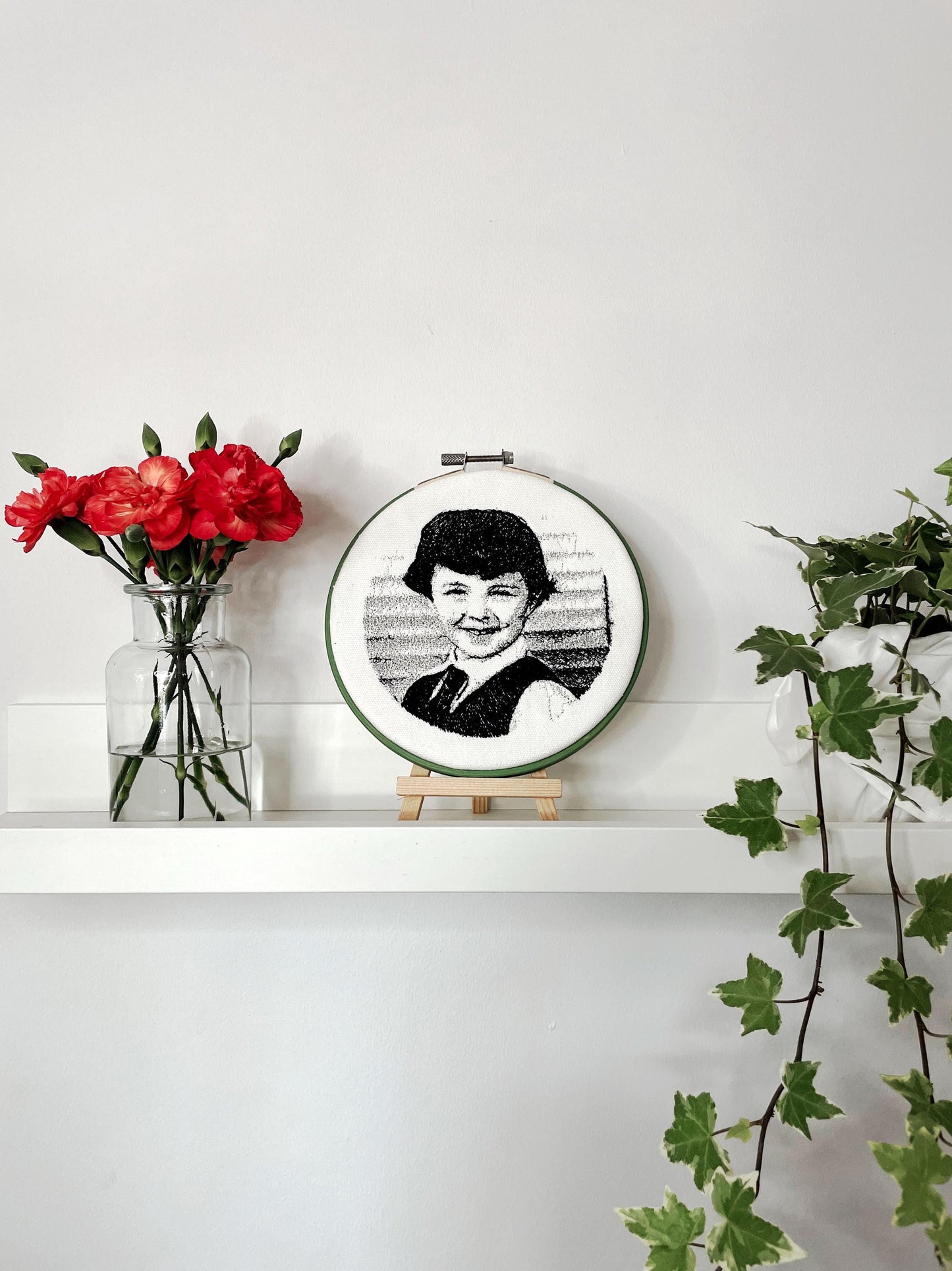 Hoop with Photo Embroidery