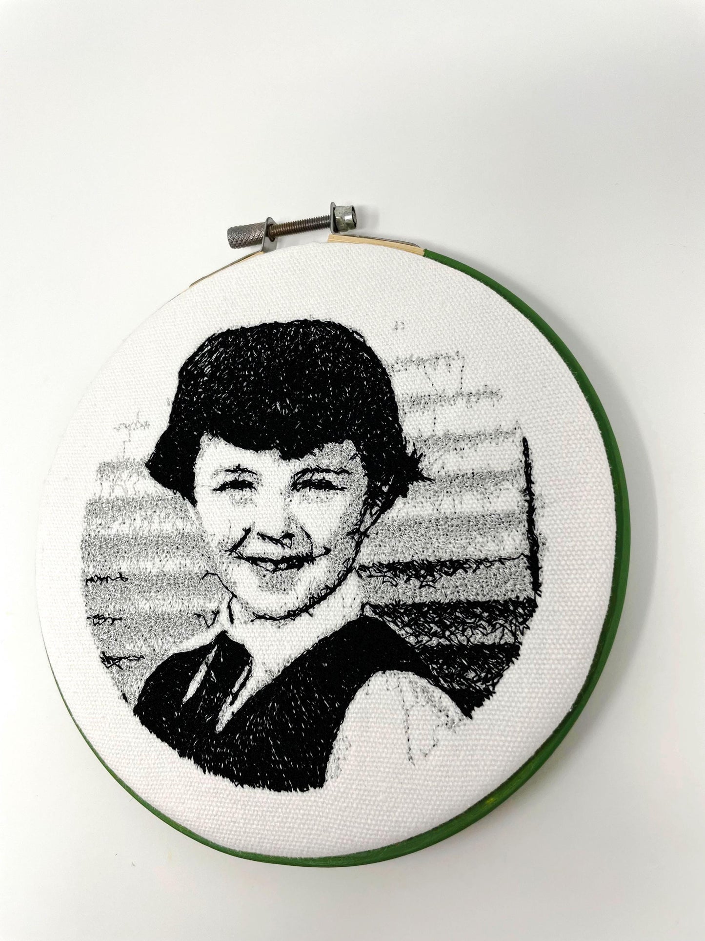 Hoop with Photo Embroidery