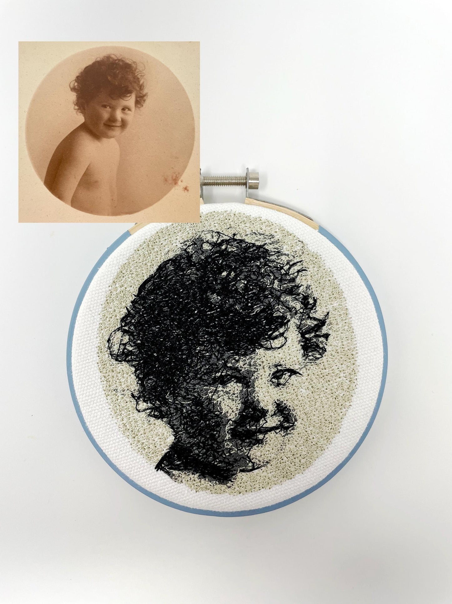 Photo Embroidery Hoop