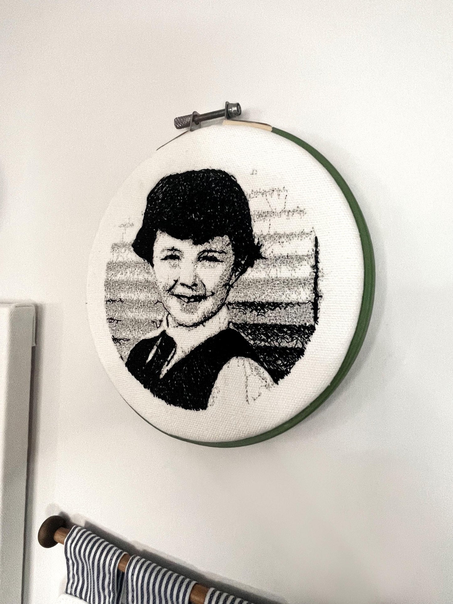 Hoop with Photo Embroidery