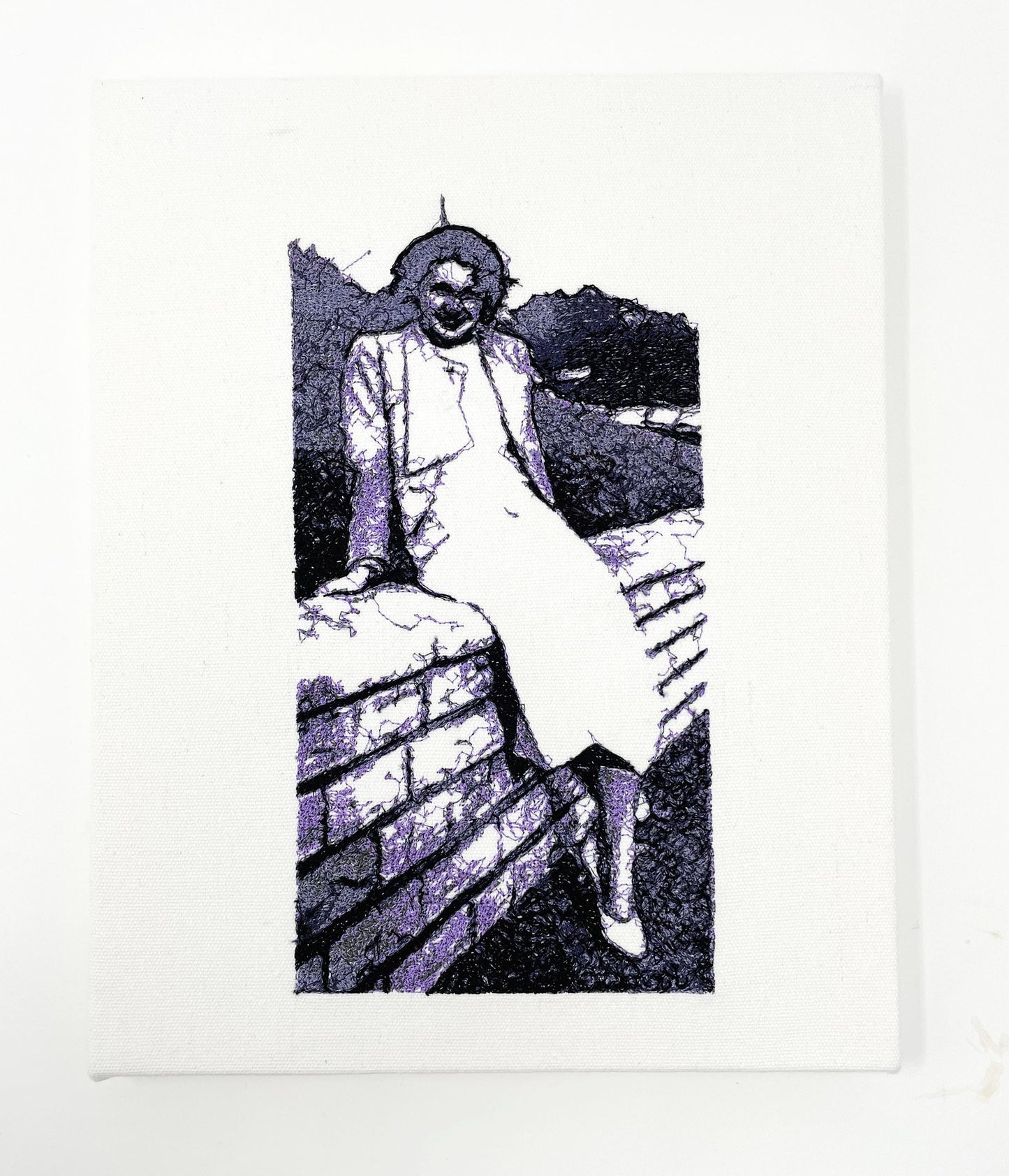 Cotton Canvas Photo Embroidery