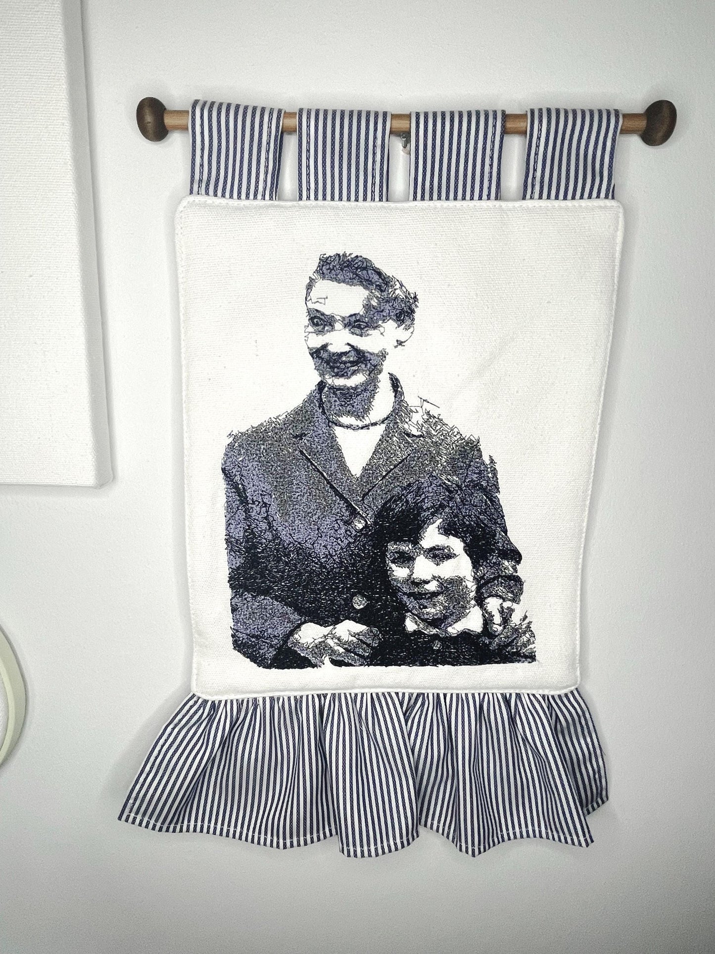 Photo Embroidery Wall Hanging