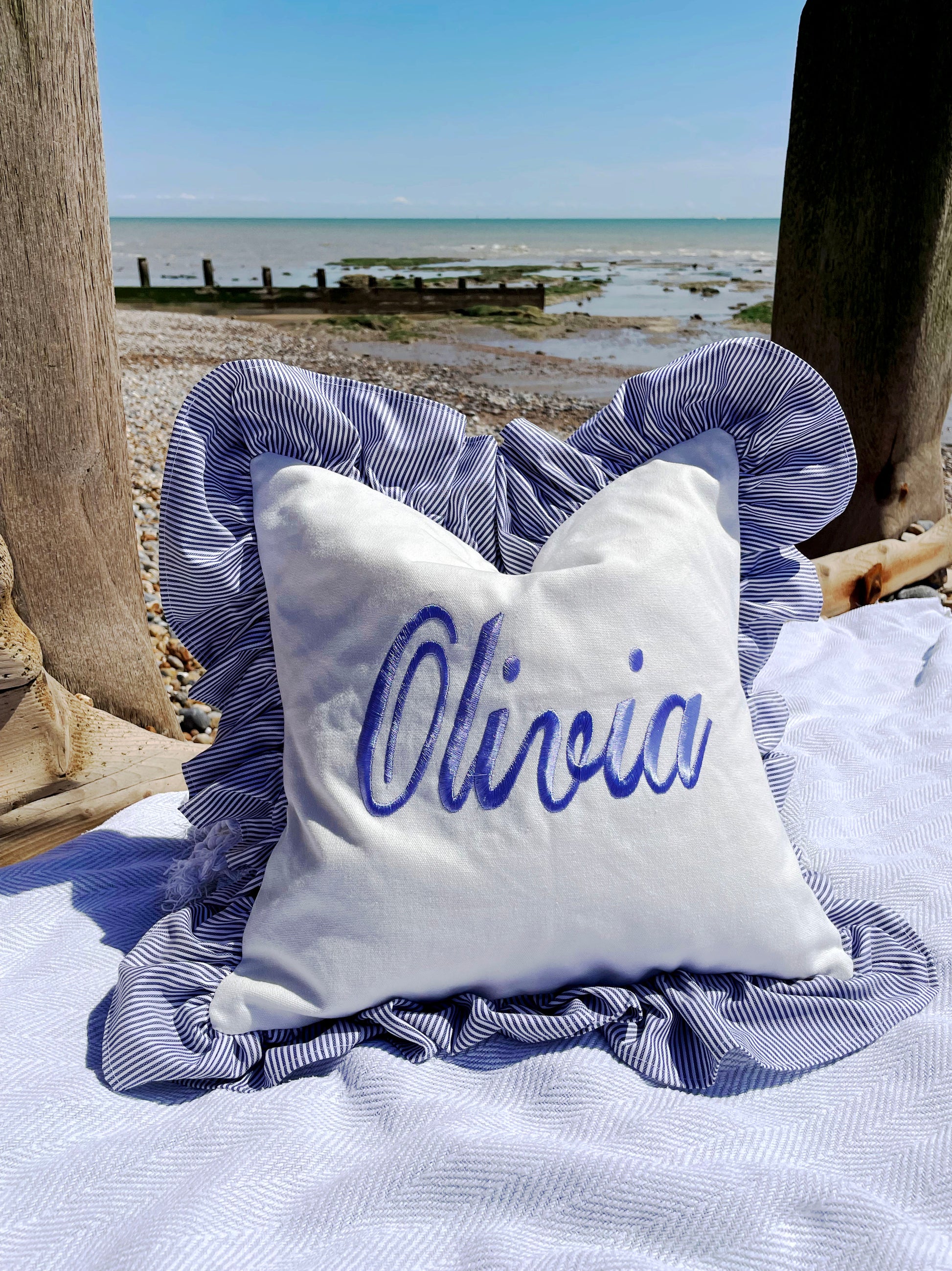 Personalised Reserved For Any Name Cushion Cover - Pillow Mum Dad Friend Nan